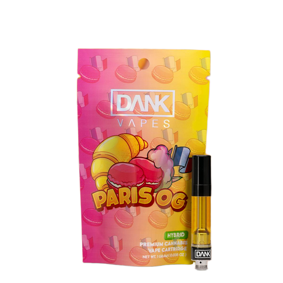 Dank | Vape Cart | 1g | Distillate | Paris OG