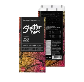 Euphoria Extract Shatter Bar Sativa Cookies & Green 500mg