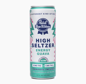 Pabst Blue Ribbon Infused Daytime Guava Singles 15mg