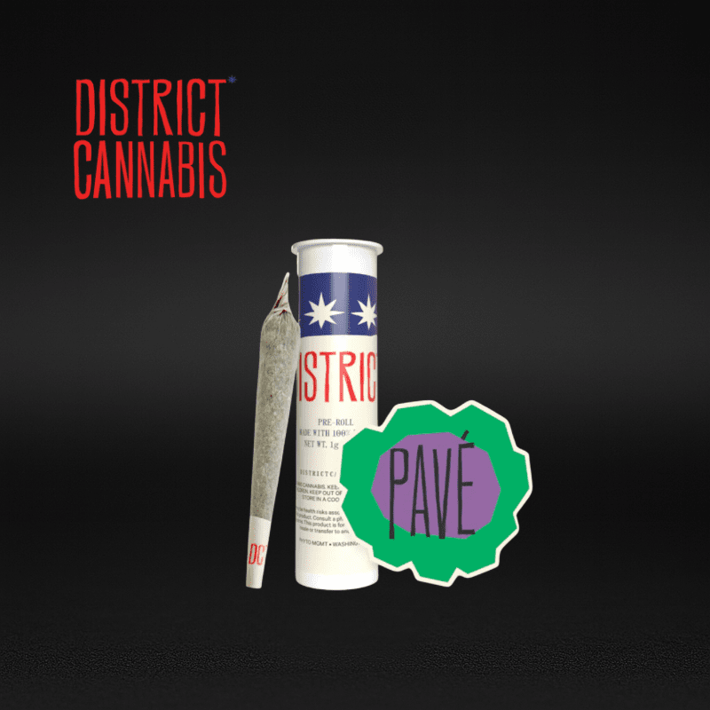 District Cannabis | Pavé Pre-Roll | 1g | Hybrid