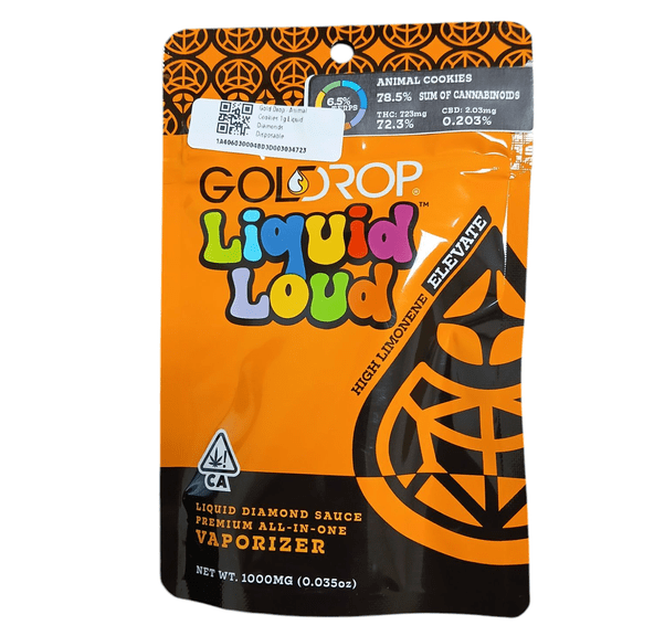 Gold Drop - Animal Cookies 1g Liquid Diamonds Disposable