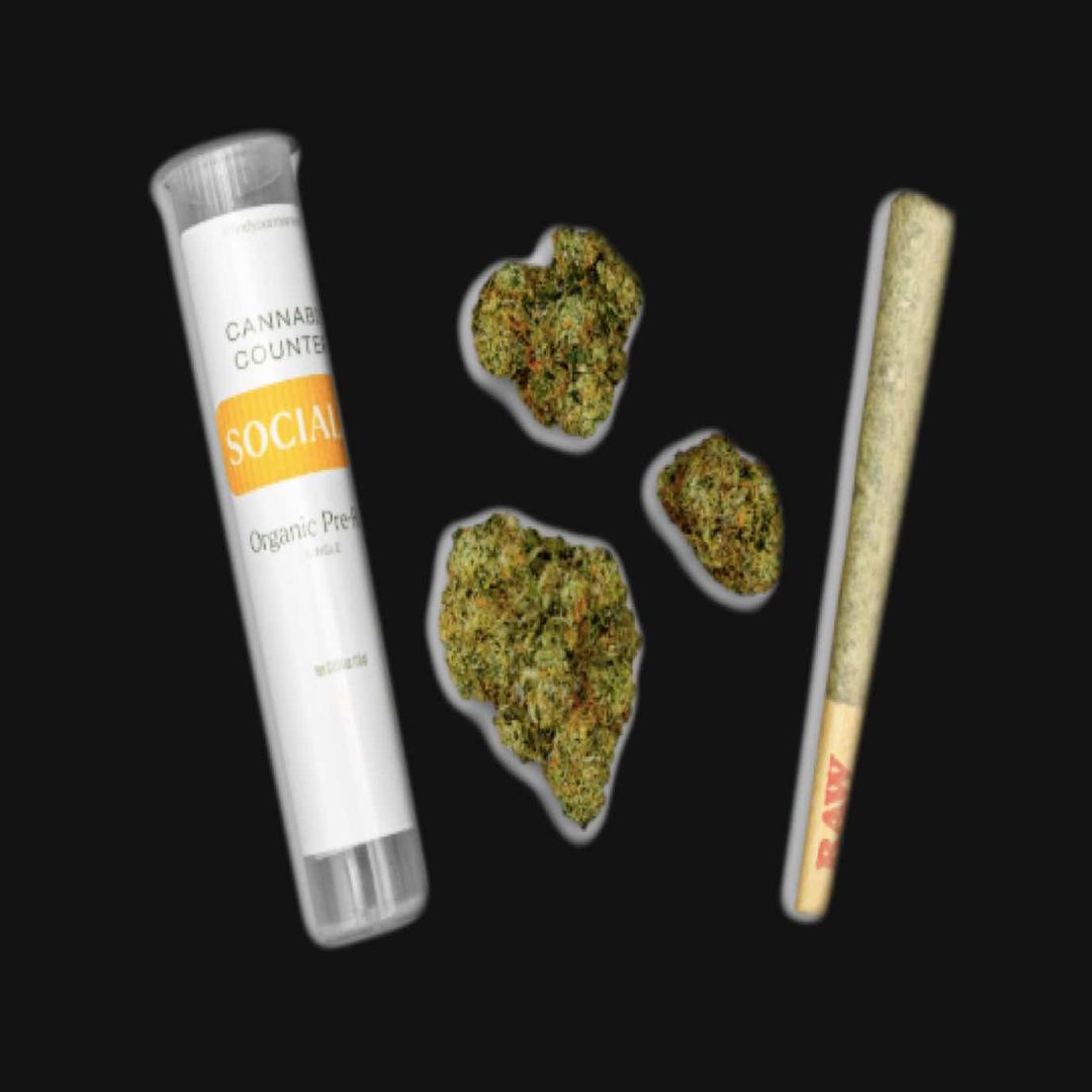 Cannabis Counter Melted Strawberries 1g Preroll