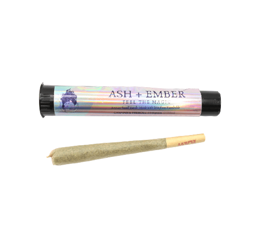 Ash + Ember - Grand Daddy Purple | 1g Preroll | THC 28%