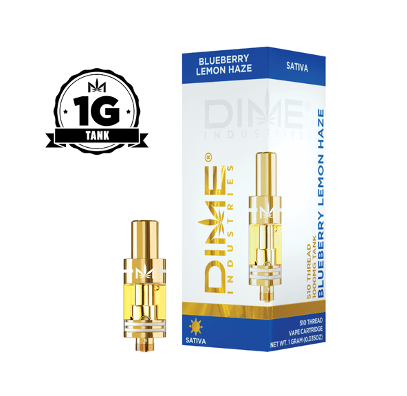 Dime | Vape Cart | 1g | Signature Distillate | Blueberry Lemon Haze