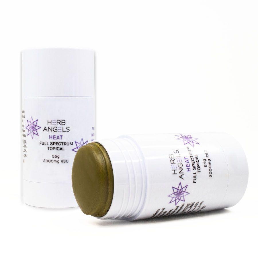 Heat 2000mg THC Plus Shea Butter Heat Roll-On Topical by Herb Angels