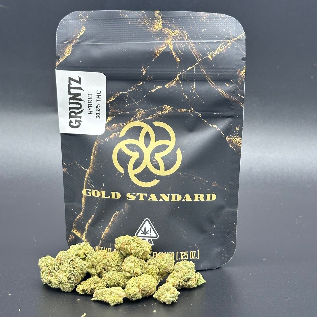 GRUNTZ LIGHT DEP FLOWER BY GOLD STANDARD 3.5G THC 30.8%