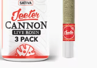 JEETER LSP 3PK CANON 1.5G INFUSED LIVE ROSIN SATIVA