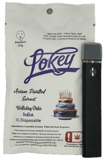 Lokey 1g Disposable - Birthday Cake