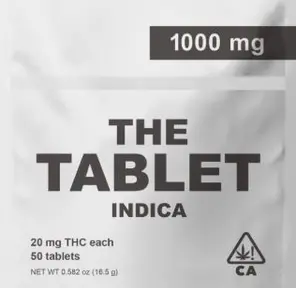 The Tablet Indica 20mg 50pk 1000mg