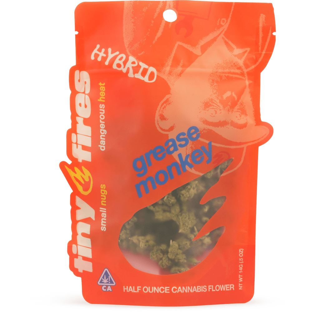 Tiny Fires | Flower | 14g | Smalls | Grease Monkey