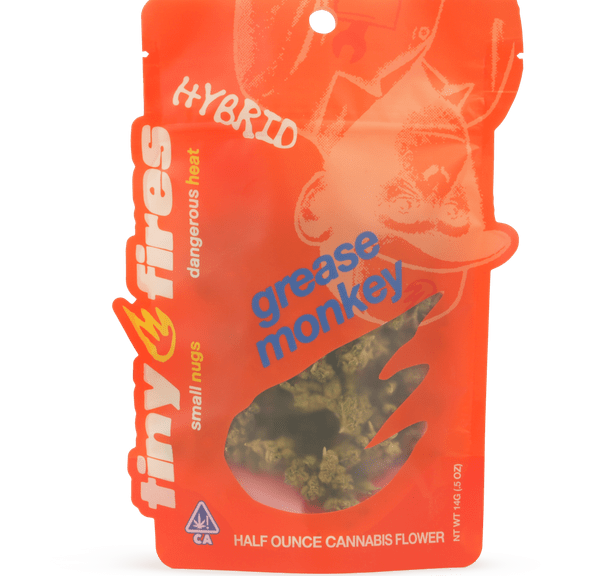 Tiny Fires | Flower | 14g | Smalls | Grease Monkey