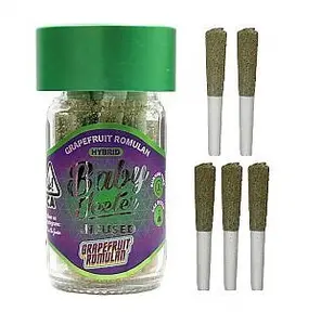 Baby Jeeter Grapefruit Romulan 2.5G Infused Preroll 5 Pk