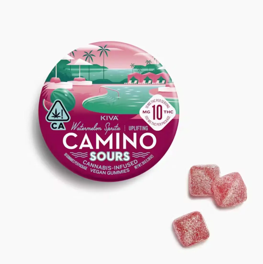 Camino Sours Gummies Watermelon Spritz 100mg