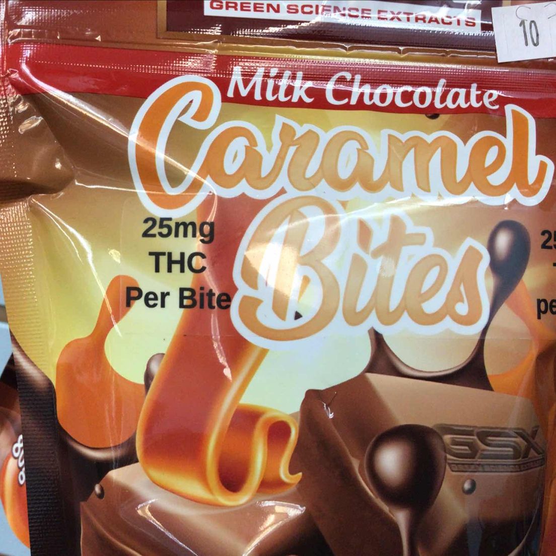 GSX Chocolate Bites Caramel 250mg