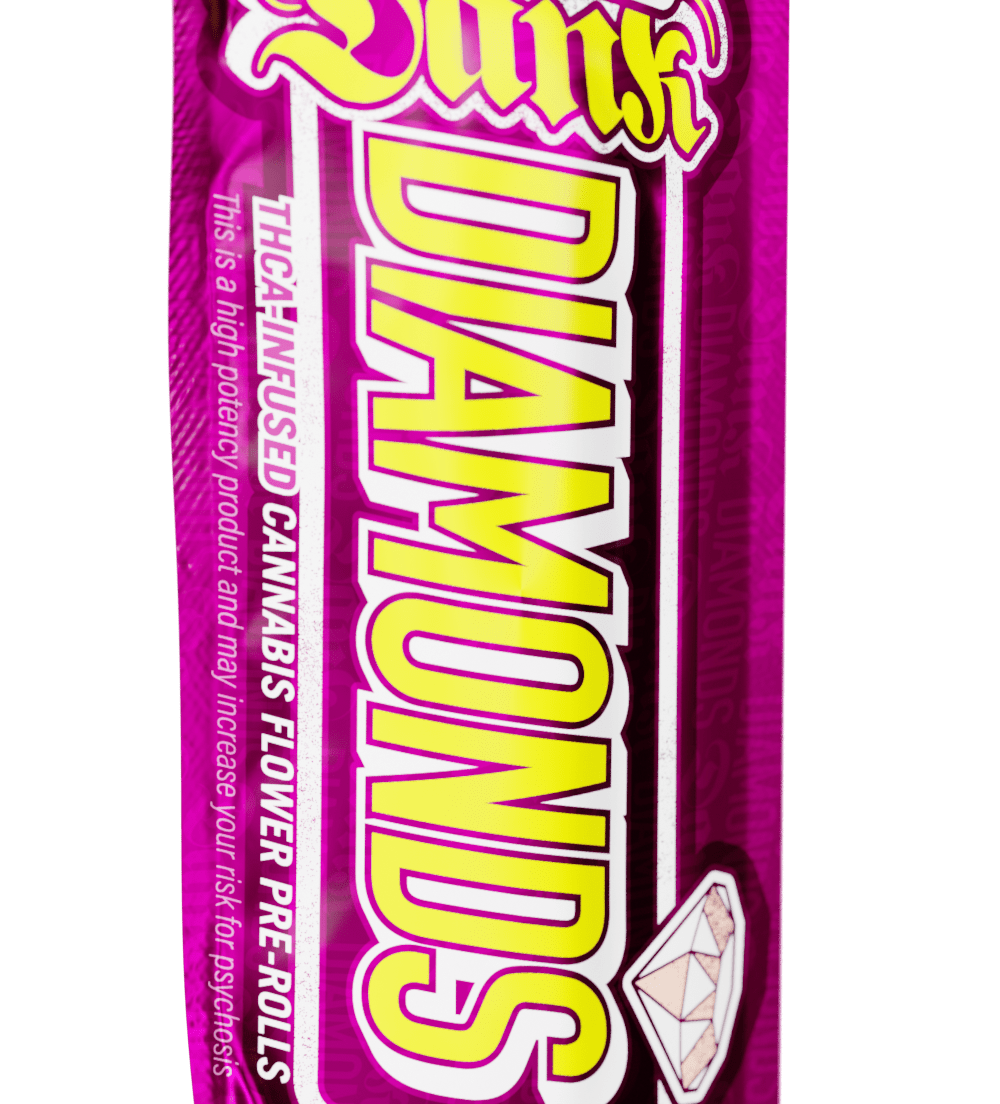 Dank Diamonds | Pear Cut | Infused Pre-Roll