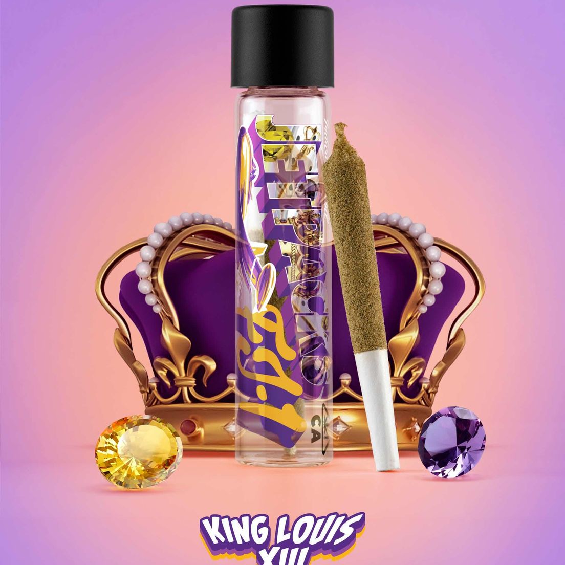King Louis XIII FJ-1 (1G Infused, THCA Concentrate & Kief Covered)
