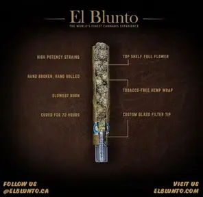 AE El Blunto Silver Diamond Infused Blunt VERDE 1.65g