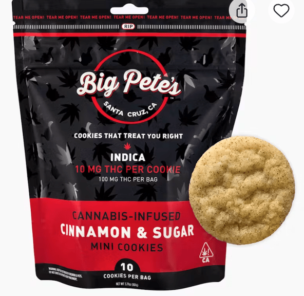 BIG PETES- CINNAMON & SUGAR 10PK 100MG (INDICA)