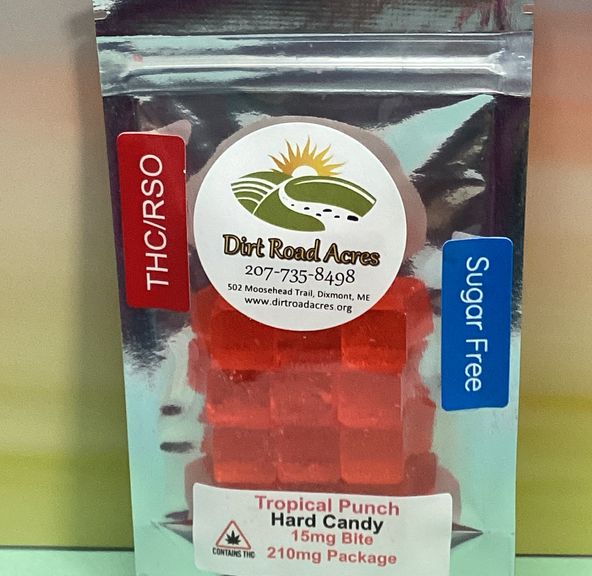 Dirt Road Acres- Tropical Punch- Hard Candy- Sugar Free- 210mg