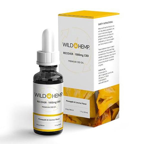 VGI|Recover|Pineapple|CBD Tincture|500mg