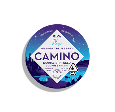 Kiva - Camino Gummies Midnight Blueberry