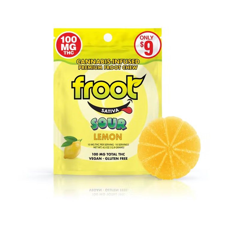 Sour Lemon Gummy - Single Cut-to-dose 100mg