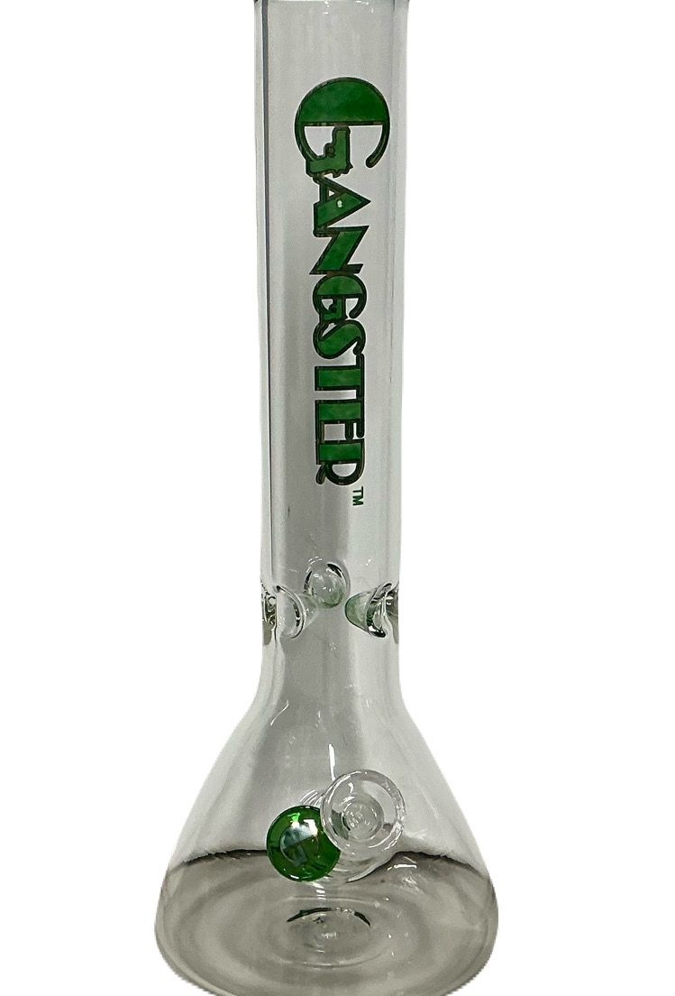 GG173 Green Gangster bong 14”