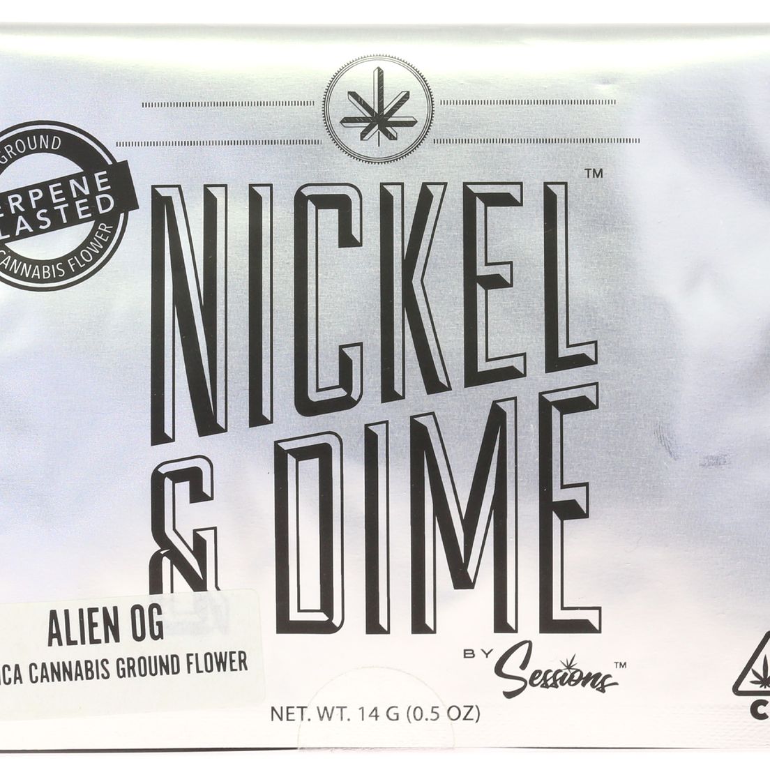 A. Sessions Nickel & Dime 14g Pre Ground Flower - Rollex OG (~15%)