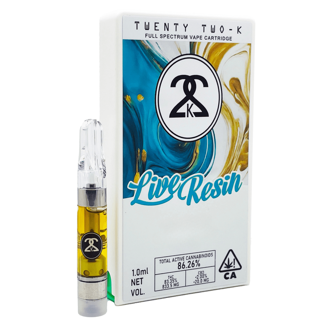 22K | Vape Cart | 1g | Live Resin | Honey Blossom