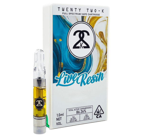 22K | Vape Cart | 1g | Live Resin | Honey Blossom