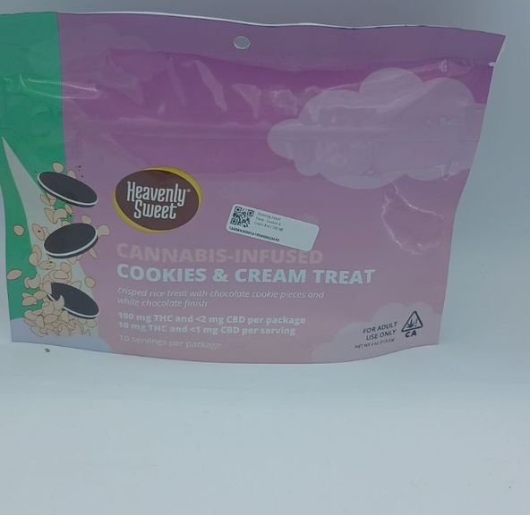 Heavenly Sweet Treats - Cookies & Cream Treat 100 MG