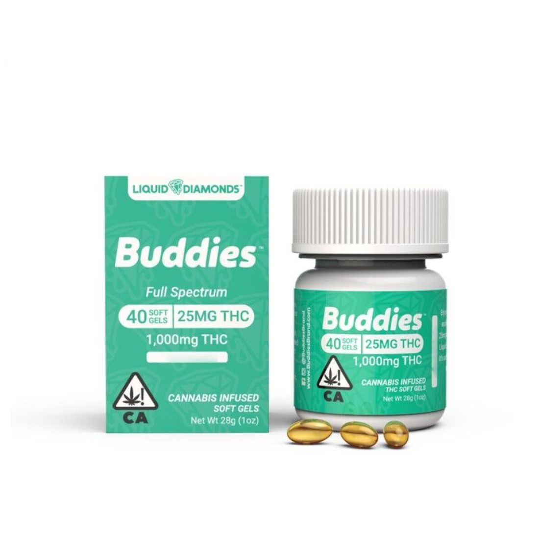 BUDDIES SOFT GEL LR - HYBRID 25MG (40CT)
