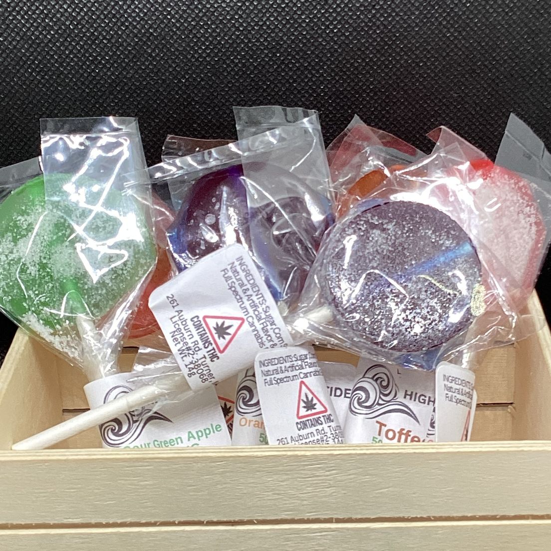 High Tide- Variety Flavor- Lollipops- 50mg