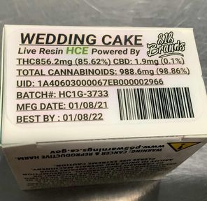 (BearLabs) Wedding cake 1G HCE Diamonds