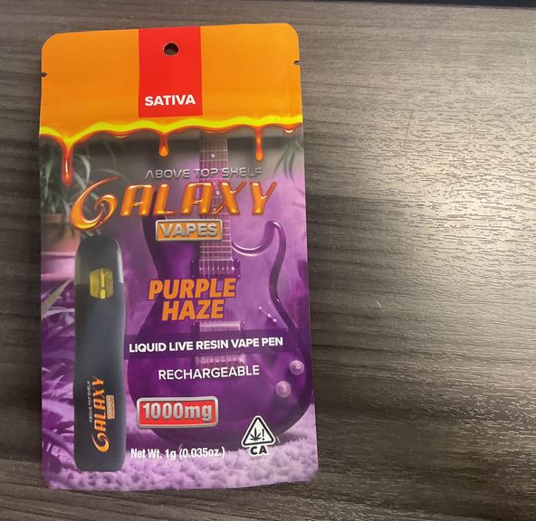 Galaxy | Liquid Live Resin Vape Pen | Purple Haze