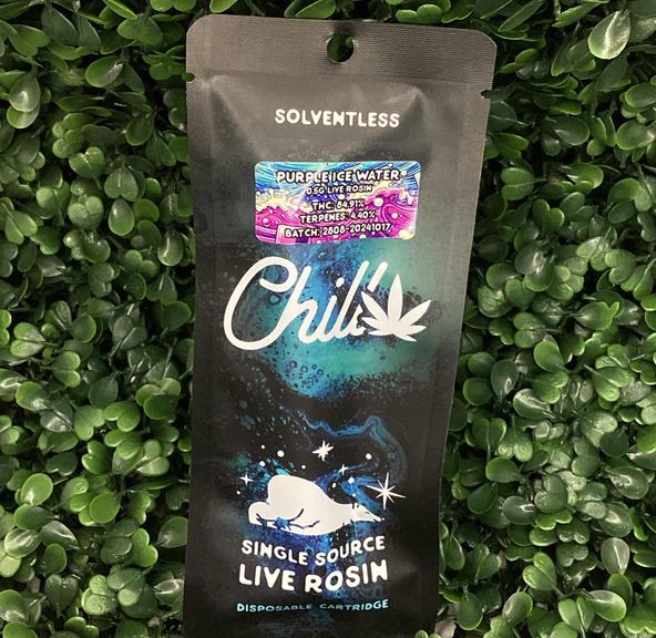 Chill - .5g Live Rosin Device - Purple Ice Water