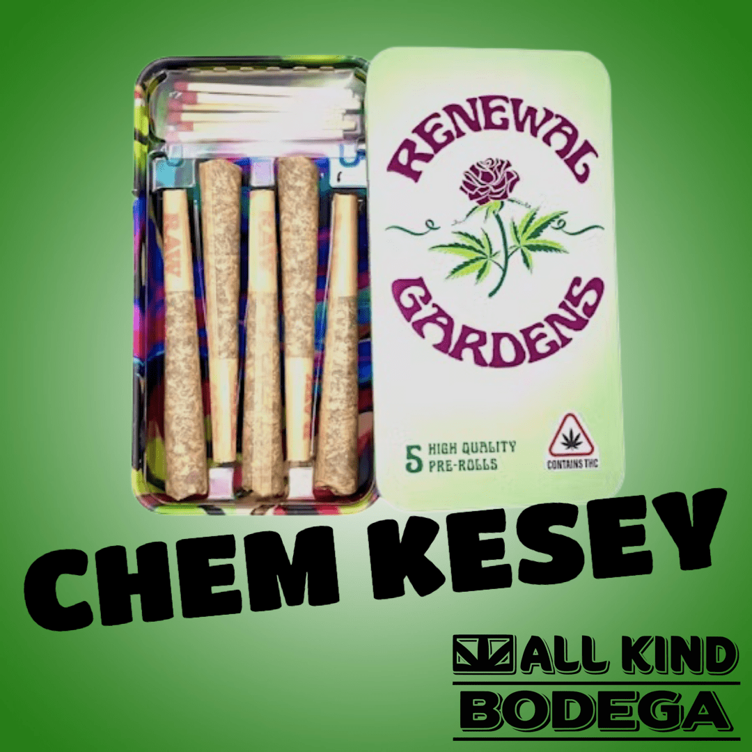Chem Kesey .5g preroll 5 pack (2.5g total) (@RenewalGardens)
