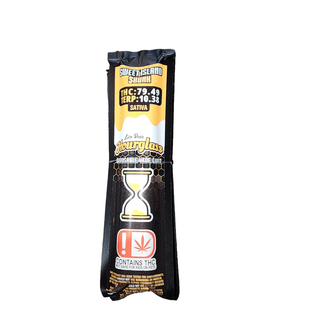 710 Trading Hourglass Extracts - 1g Live Resin Disposable Vape - Sweet Island Skunk