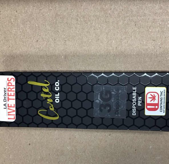 LA Driver Sativa Cartel Oil Co Disposable 3g