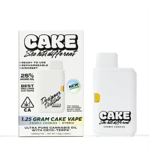 Cake - Cosmic Cookies Designer Distillate AIO Vape 1.25g