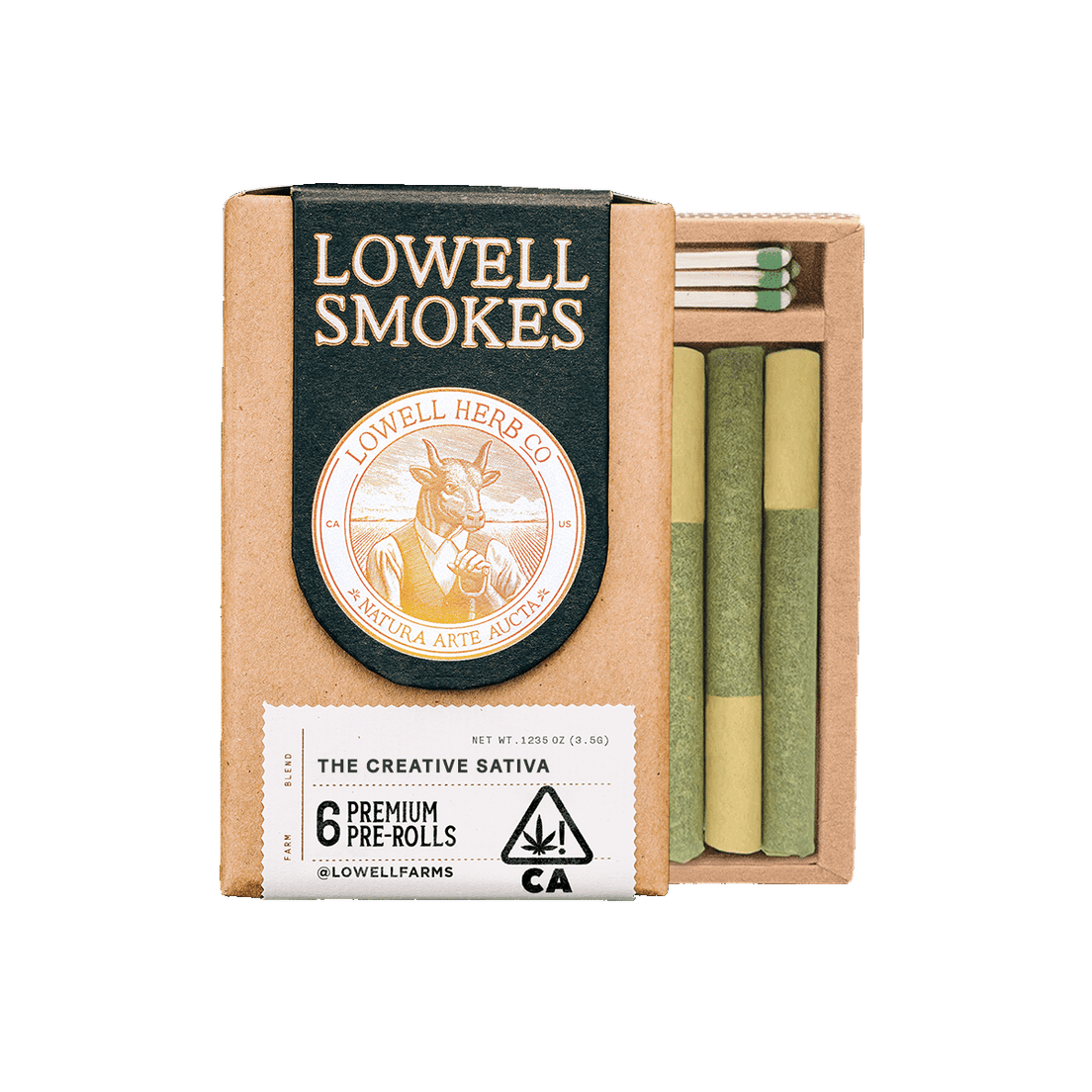 Lowell- The Creative Sativa 6PK Prerolls 3.5g (S)