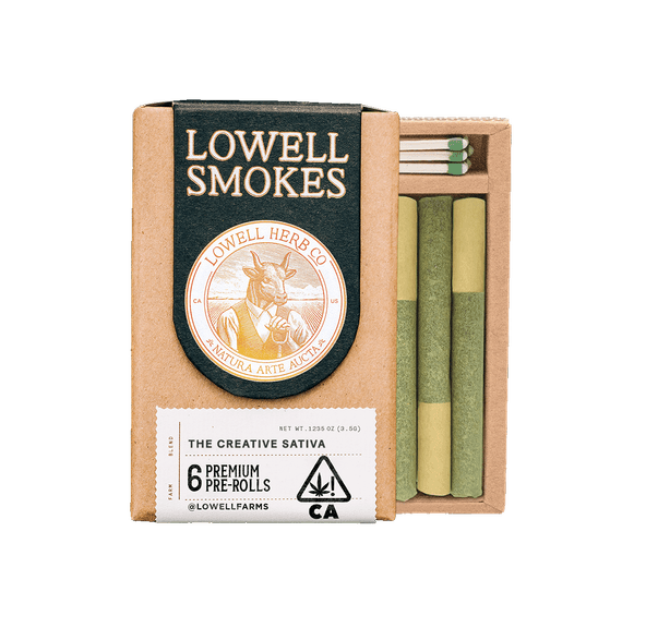 Lowell- The Creative Sativa 6PK Prerolls 3.5g (S)