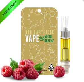 Micro Greenz | Vape Cartridge | 1g | I | Raspberry Kush