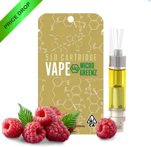 Micro Greenz | Vape Cartridge | 1g | I | Raspberry Kush