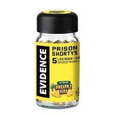 Evidence - Prison Shortys - Pineapple Kush - Infused Prerolls - 5pk - 3.5g - Hybrid