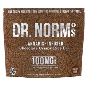 Dr. Norm's - Chocolate Rice Crispy Bar - 100mg