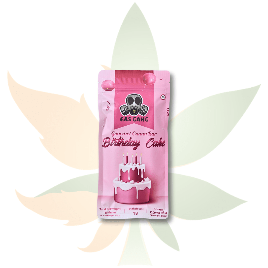 Gas Gang - Chocolate Bar - Birthday Cake (1200mg THC)
