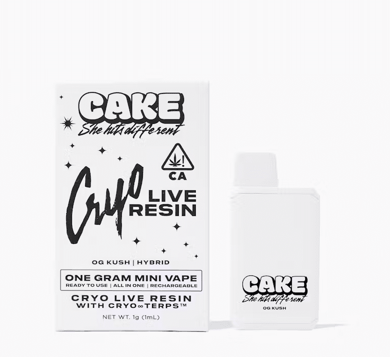 Cake Live Resin AIO Vape OG Kush 1g