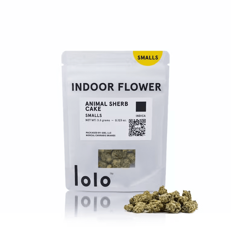 Lolo Flower Smalls Animal Sherb Cake 3.5g
