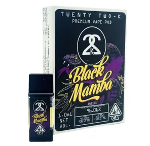 22K | PlugPlay Compatible | Pod | 1g | Distillate | Black Mamba